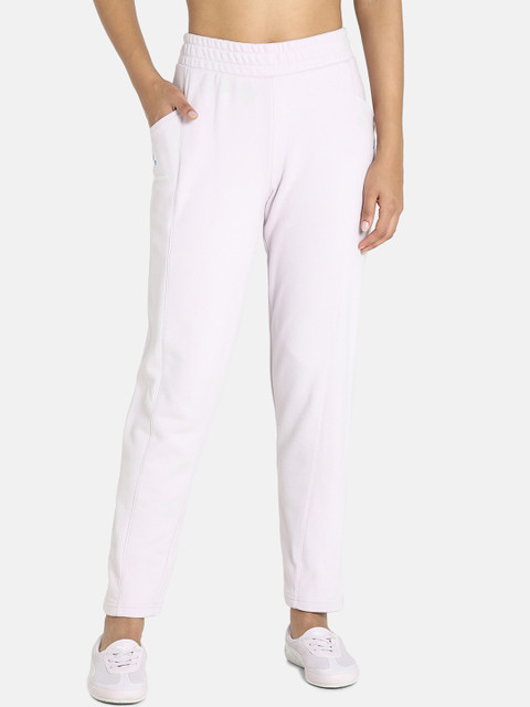 

PUMA Motorsport Women Purple Solid Cotton Track Pant, Lavender