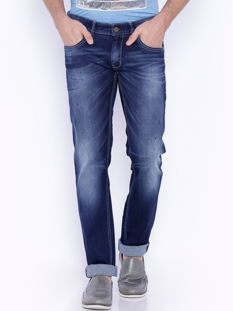 

Basics Men Blue Regular Fit Stretchable Jeans