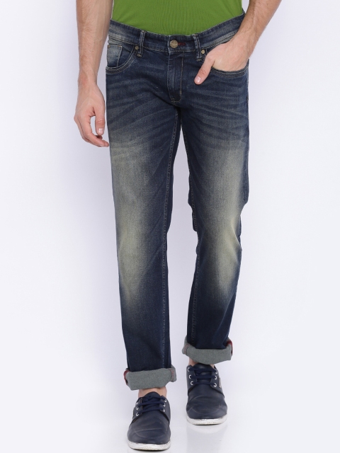 

Basics Men Blue Regular Fit Stretchable Jeans