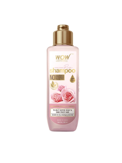 

WOW SKIN SCIENCE Himalayan Rose Shampoo - 100 ml, Pink