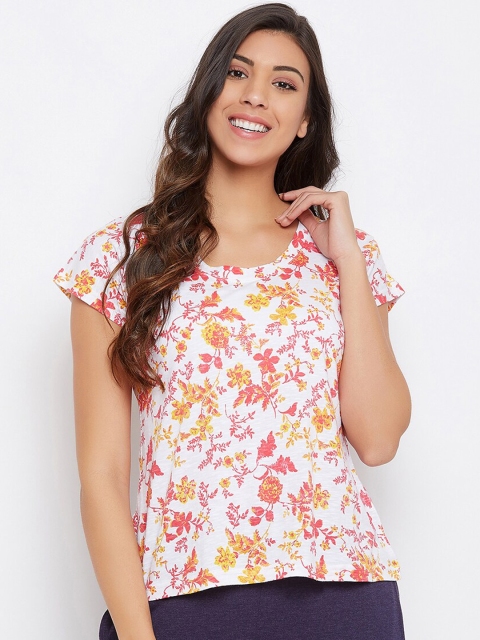 

Clovia Women Rayon Assorted Lounge T-shirt