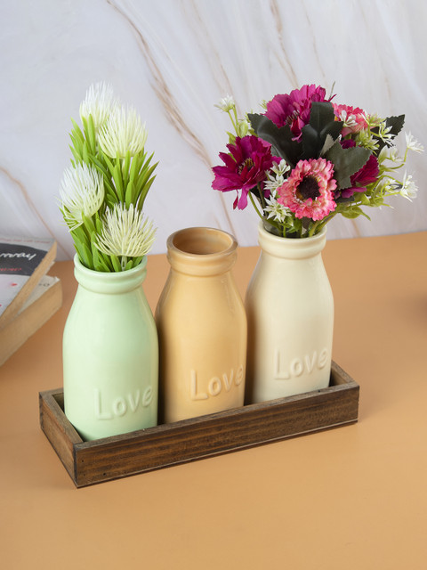 

MARKET99 Multi-Coloured Ceramic Flower Vase