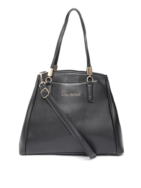

Lino Perros Black Handbag with Sling Strap