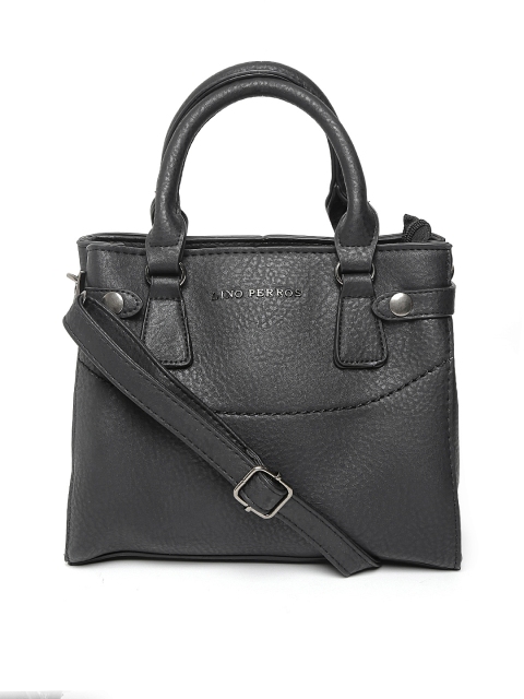 

Lino Perros Black Handbag with Sling Strap