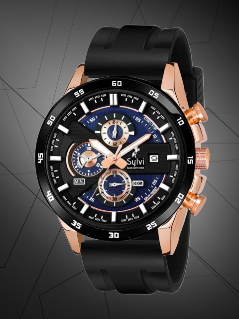 

Sylvi Men Blue Dial & Straps Analogue Watch SF67AD009143
