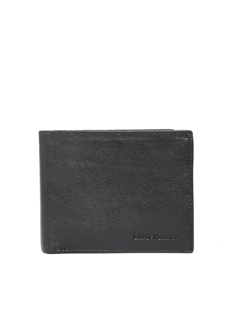 

Lino Perros Men Black Genuine Leather Wallet