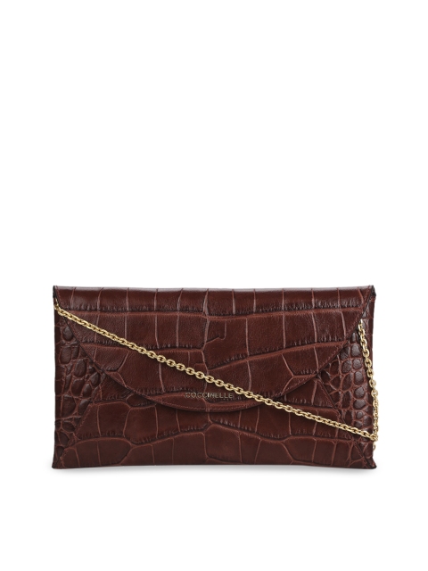 

Coccinelle Red Textured Envelope Clutch