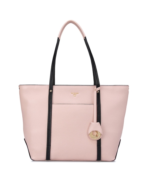 

Da Milano Pink Leather Shopper Tote Bag
