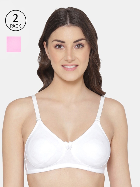 

Tweens Pack of 2 White & Pink T-shirt Bras