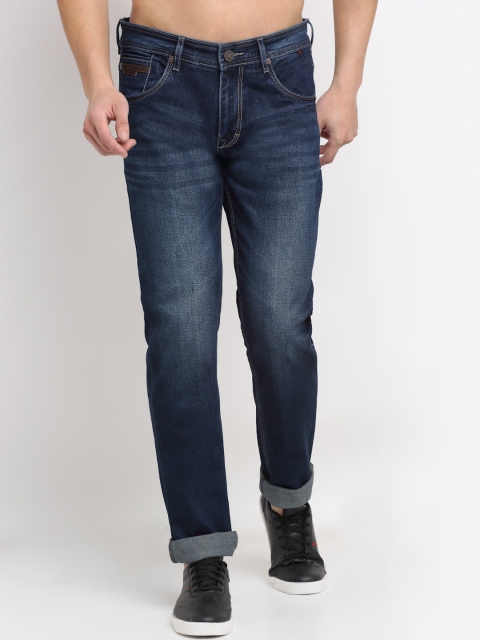 

Cantabil Men Blue Jean Heavy Fade Pure Cotton Jeans