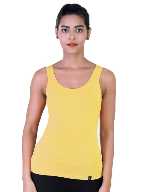

LAASA SPORTS Yellow Gym Tank Top