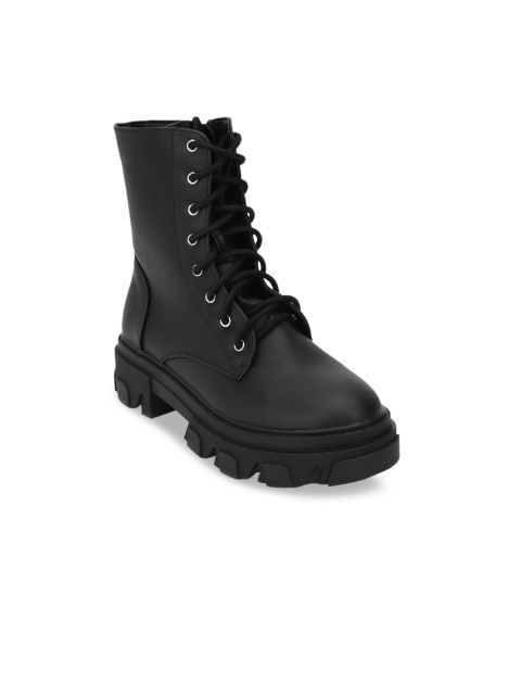 

FOREVER 21 Black High-Top Heeled Boots