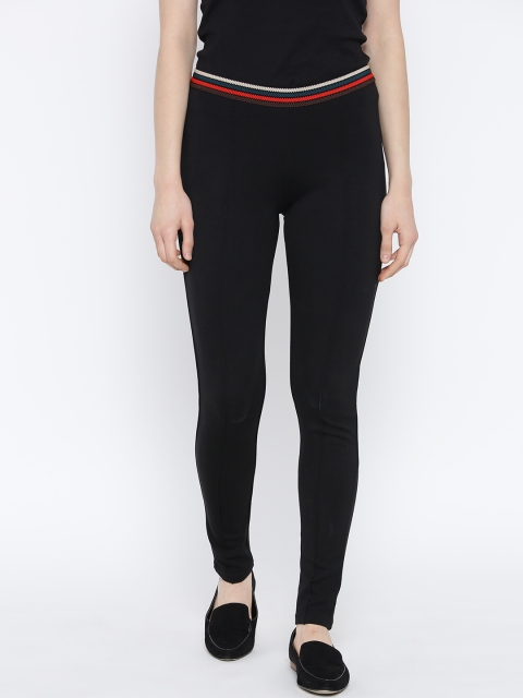 

Vero Moda Black Panelled Treggings