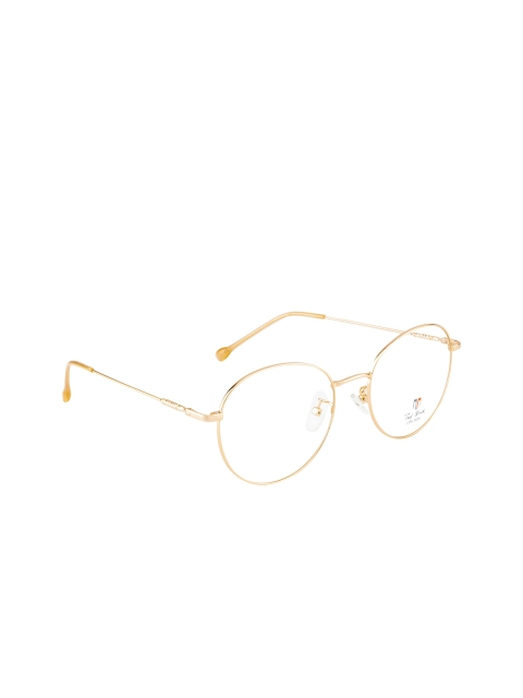 

Ted Smith Unisex Gold-Toned Full Rim Round Frames TS-9067_C6