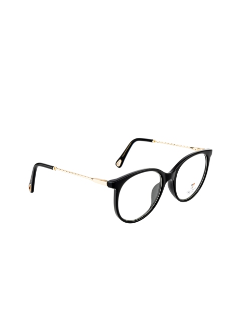 

Ted Smith Unisex Black Solid Round Frames TS-10001_C1