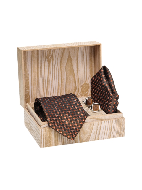 

ELLIS Men Brown & Orange Accessory Gift Set