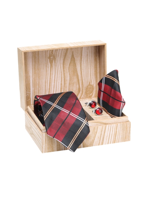 

ELLIS Men Red & Black Accessory Gift Set
