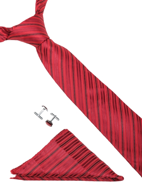 

ELLIS Men Red Printed Accessory Gift Set