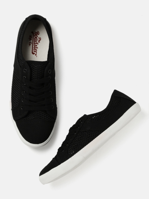 

Roadster Men Black Sneakers