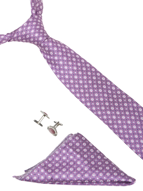 

ELLIS Men Purple & White Accessory Gift Set