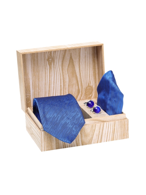 

ELLIS Men Blue Printed Accessory Gift Set