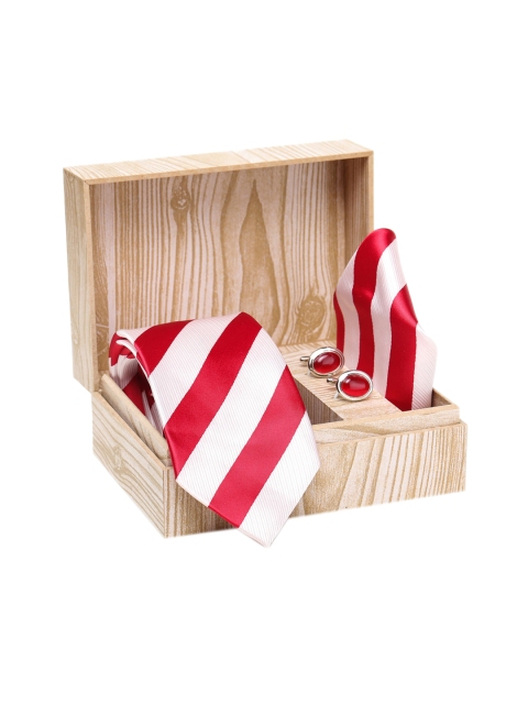 

ELLIS Men White & Red Accessory Gift Set