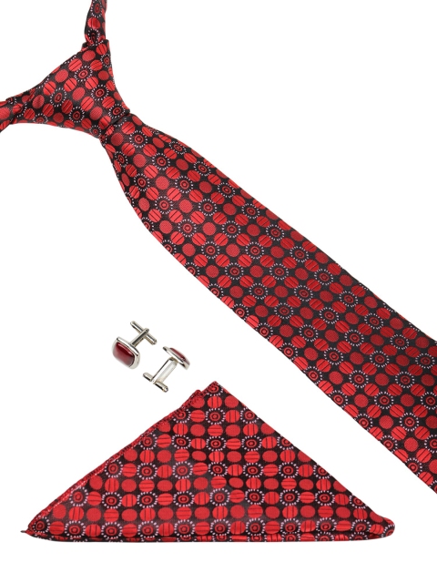 

ELLIS Men Red & Black Accessory Gift Set