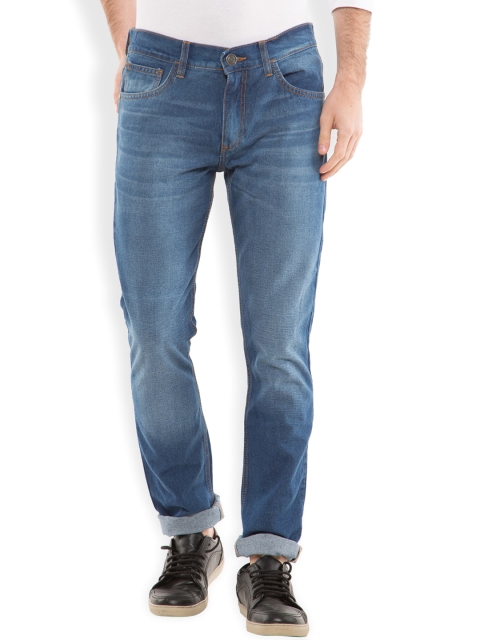 

HIGHLANDER Men BlueMid-Rise Clean Look Jeans, Blue
