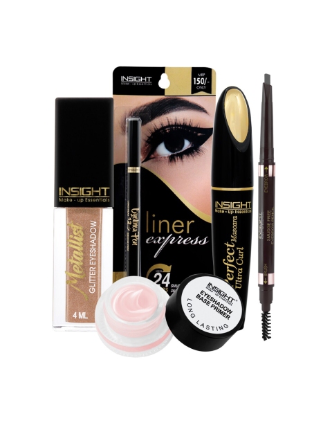 

INSIGHT Set of Eyeshadow, Eyeliner Pen, Mascara, Eyebrow Pencil & Eyeshadow Base Primer, Multi