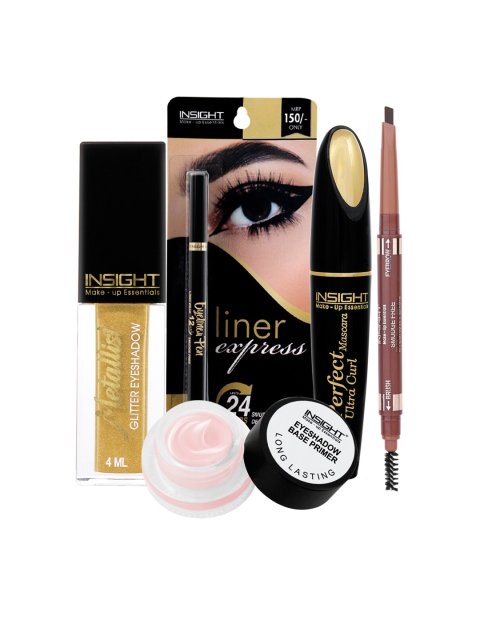 

INSIGHT Set of Eyeshadow, Eyeliner Pen, Mascara, Eyebrow Pencil & Eyeshadow Base Primer, Multi