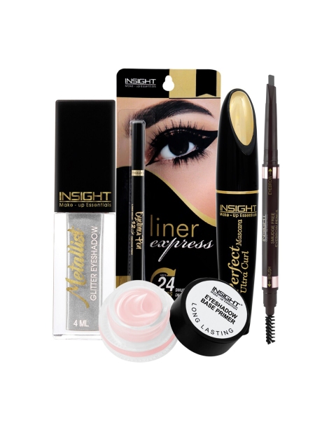 

INSIGHT Set of Eyeshadow, Eyeliner Pen, Mascara, Eyebrow Pencil & Eyeshadow Base Primer, Multi