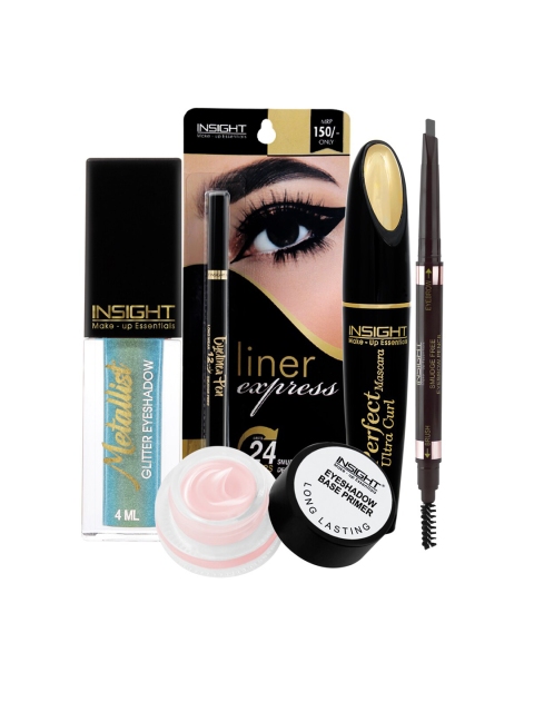 

INSIGHT Set of Eyeshadow, Eyeliner Pen, Mascara, Eyebrow Pencil & Eyeshadow Base Primer, Multi
