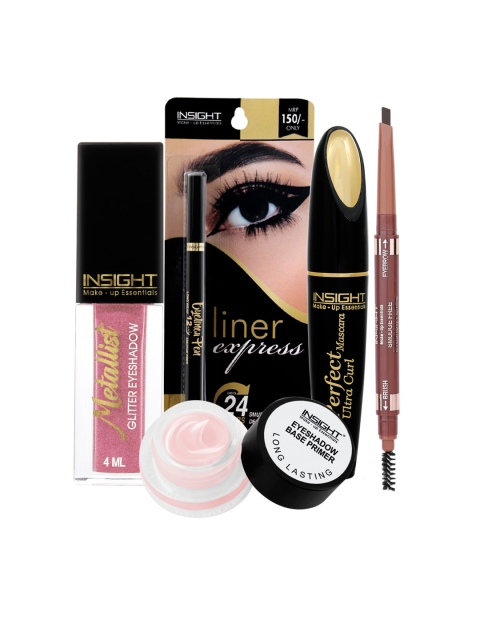 

INSIGHT Set of Eyeshadow, Eyeliner Pen, Mascara, Eyebrow Pencil & Eyeshadow Base Primer, Multi