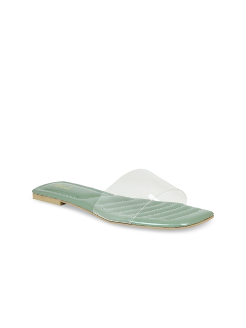 

Inc 5 Women Green Open Toe Flats