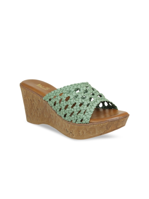 

Inc 5 Green Wedge Heels