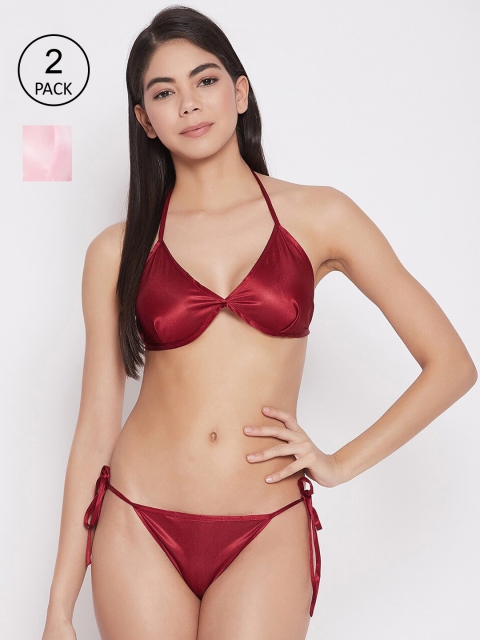 

SECRETS BY ZEROKAATA Women Pack Of 2 Assorted Lingerie Set SYLSASTSTXI48