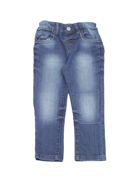 

Lil Lollipop Unisex Kids Blue Low Distress Light Fade Jeans