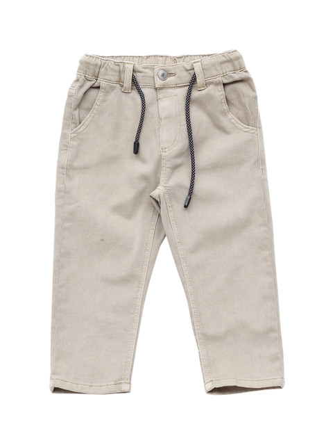 

Lil Lollipop Kids Beige Regular Fit Cotton Jeans