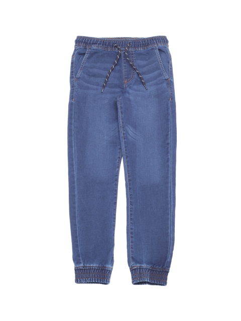

Lil Lollipop Kids Blue Mildly Distressed Jogger Jeans