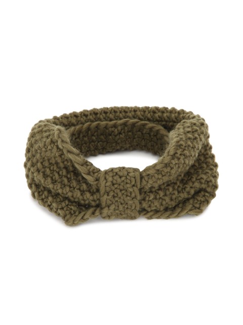 

FOREVER 21 Women Olive Green Hairband
