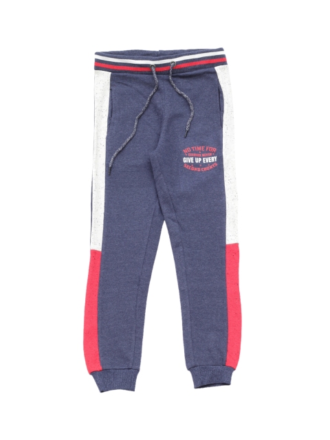 

Lil Lollipop Kids Blue & Pink Printed Pure Cotton Joggers