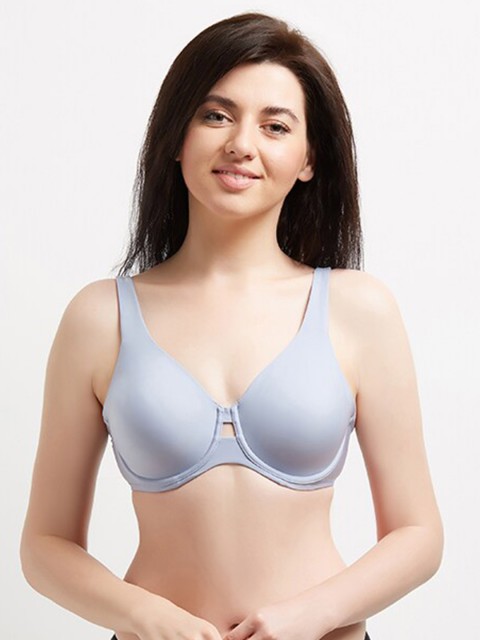 

Wacoal Blue Underwired Non Padded Rapid-Dry Bra