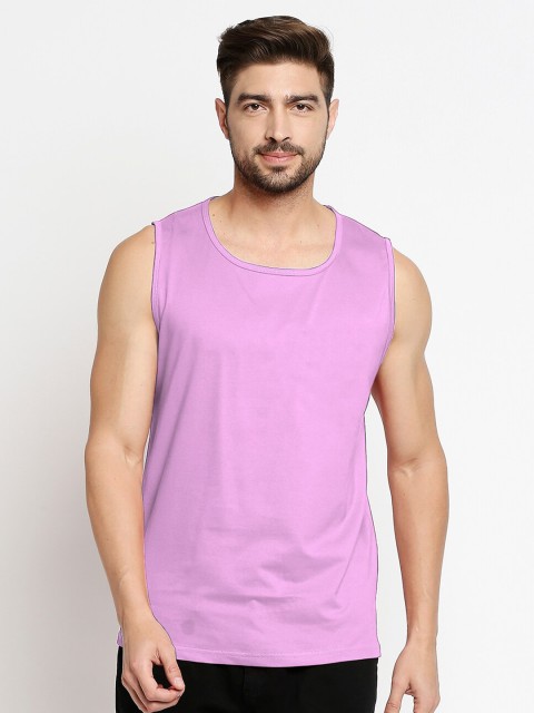 

Blacksmith Men Pink Training or Gym Pure Cotton T-shirt