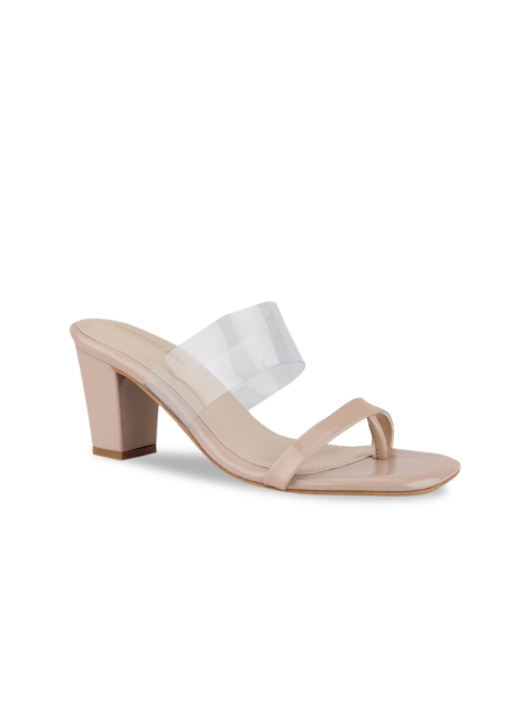 

Signature Sole Beige Block Heels