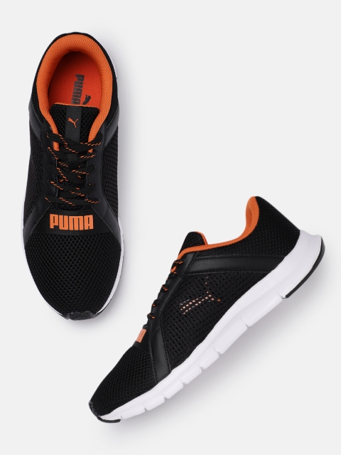 

Puma Men Black Solid Sneakers