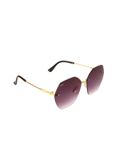 

Floyd Unisex Purple Lens & Gold-Toned Square with UV Protected Lens Sunglasses