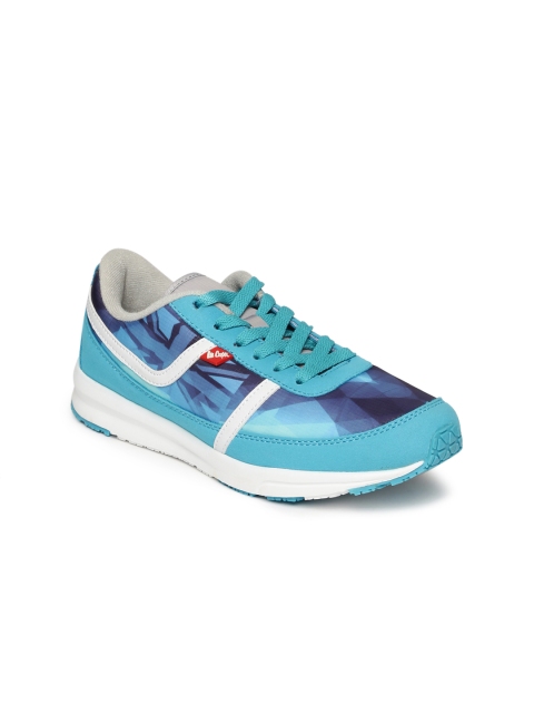 

Lee Cooper Women Blue Printed Sneakers