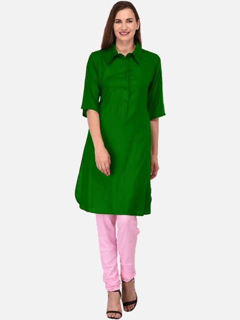 

KALINI Women Green Pathani Kurta