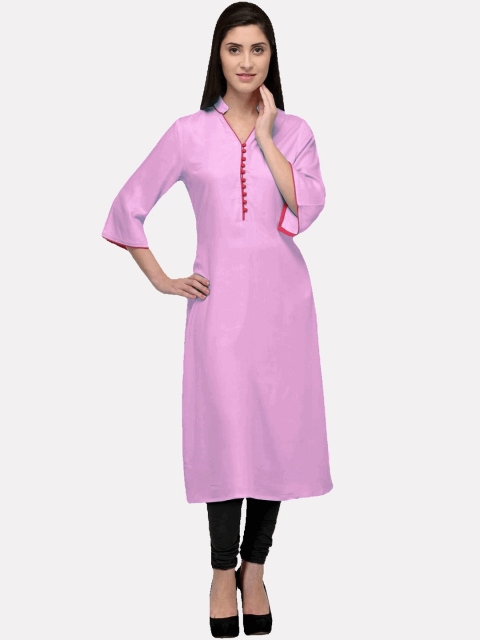 

KALINI Women Pink Flared Sleeves Kurta