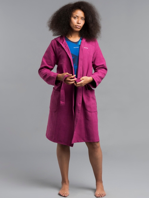 

WATKO By Decathlon Women Purple 500 MF Bathrobe